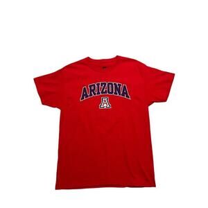The University or Arizona Russell Sports T-Shirt - Red UOFA Tee - size‎ L